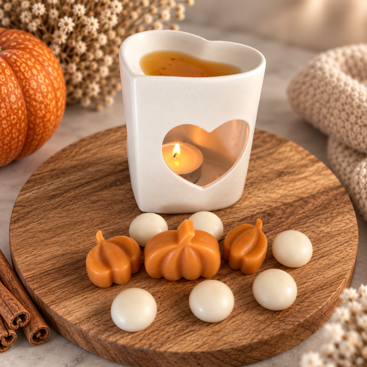 Pumpkin Spice Candle & Wax Melts Gift Set